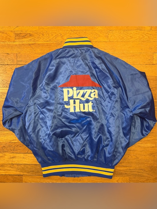 Dunbrooke Other - Vintage 80s Pizza Hut Satin Bomber Jacket